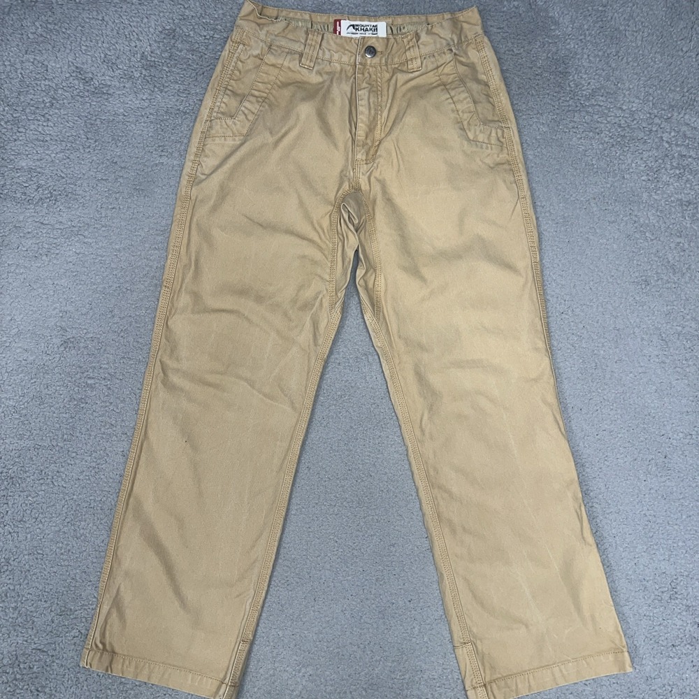 Mountain Khakis Jackson Hole Wyoming Pants Men 30x30 (27x29) Beige Relaxed Chino